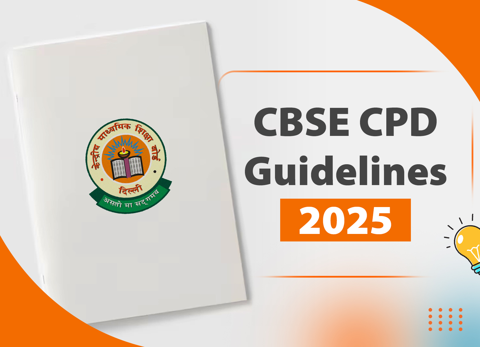 CBSE Continuous professional development guidelines 2025