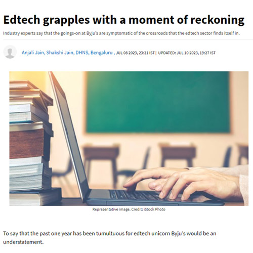 Edtech grapples with a moment of reckoning